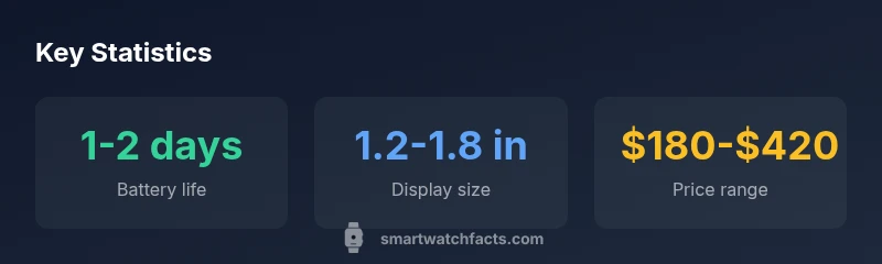 Key statistics for rose gold Android smart watches