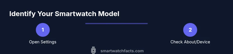 Process flow to identify smartwatch model