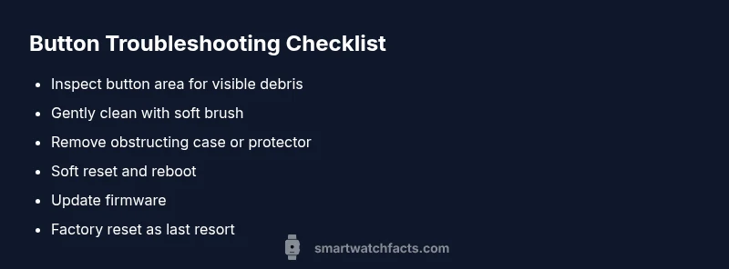 Checklist for fixing smartwatch button issues