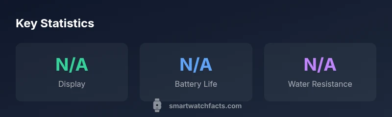 Budget smartwatch key statistics infographic