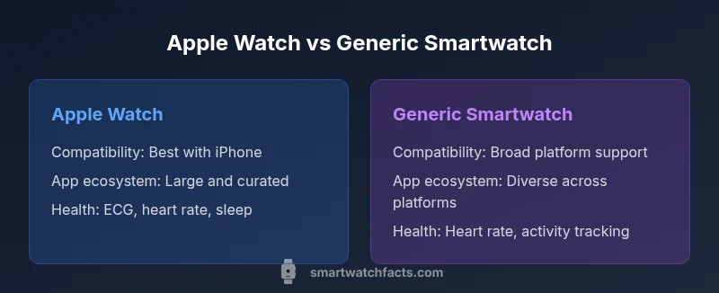 Comparison of Apple Watch vs Generic Smartwatch