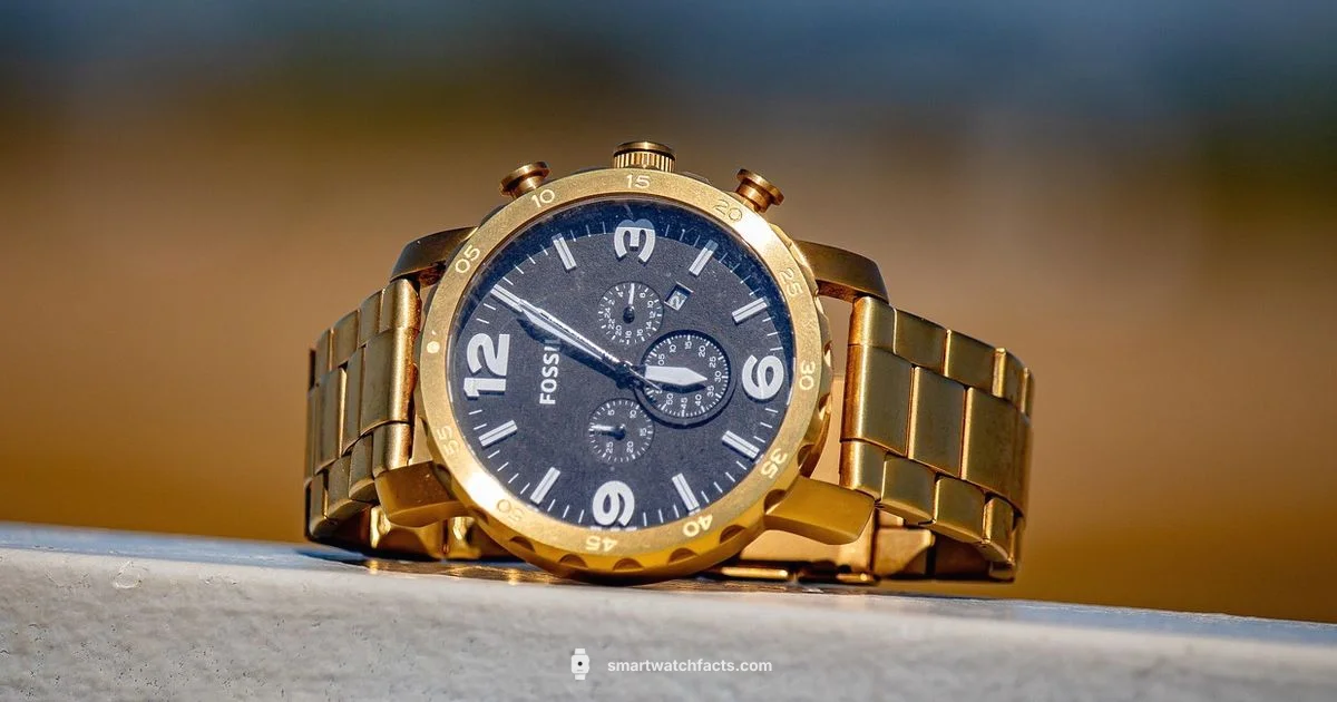 Gold Android Watch - Smartwatch Facts