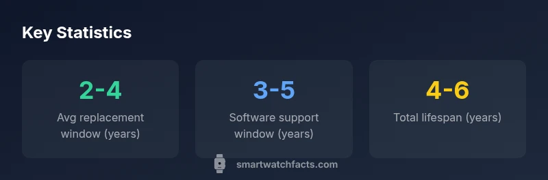 Infographic showing replacement cadence by usage