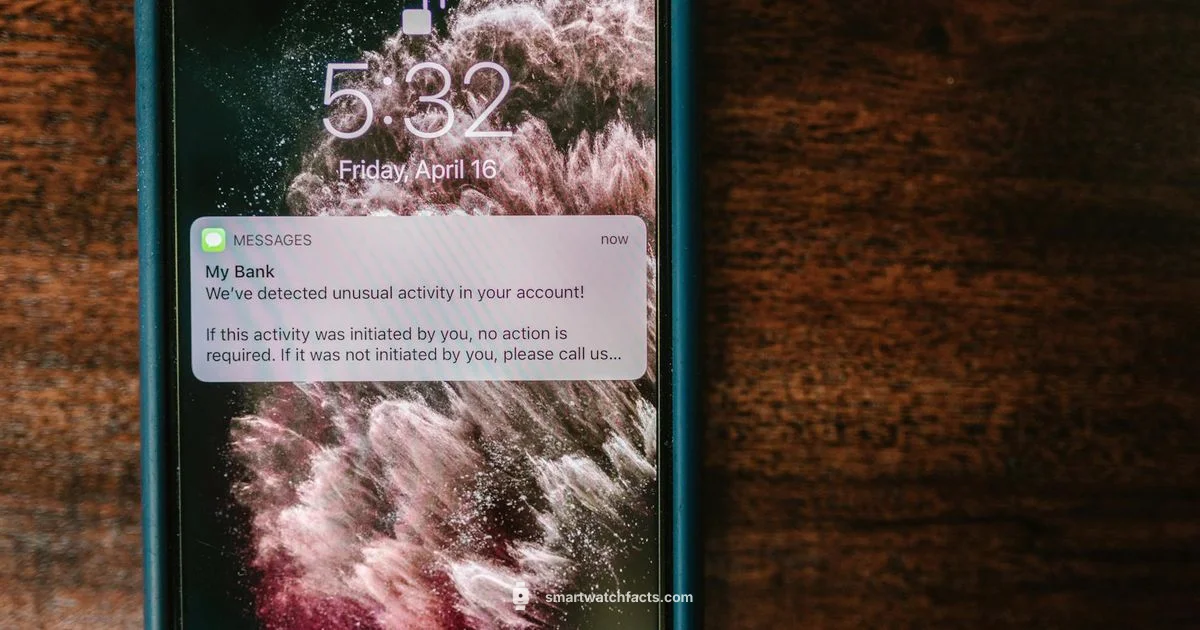 Watch Text Alerts - Smartwatch Facts